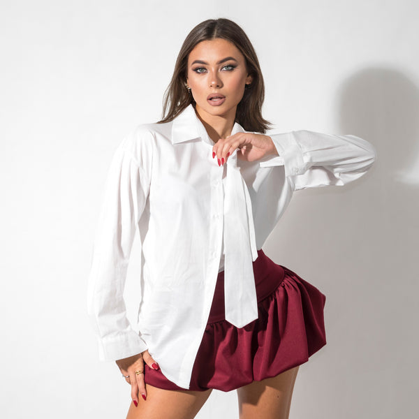 2533631 - Camicia In Cotone Con Cravatta